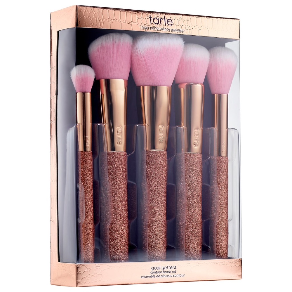 Reserved NIB Tarte Goal Getters Contour Brush Set